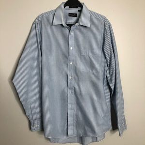 Christian Dior Monsieur Striped Dress Shirt Large Made in USA